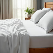 Royal Comfort 2000 Thread Count Original Bamboo Blend White Sheet Set 2 Pack