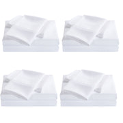 Royal Comfort 2000 Thread Count Original Bamboo Blend White Sheet Set 4 Pack