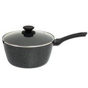 Stone Chef 3 Piece Set - 28cm Wok, 20cm Saucepan + Lid, 28cm Deep Frypan + Lid