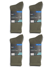 Mens 12 Pack Socks Casual Bamboo Crew