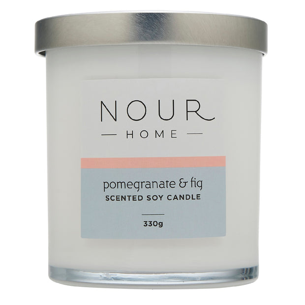 Nour Home Candle - Pomegranate And Fig