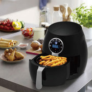 5 Litre Air Fryer And 1.7 Litre Kettle Blue LED Kitchen Package Deal Set