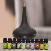 Milano Aroma Diffuser Set With 10 Pack Diffuser Oils Humidifier Aromatherapy