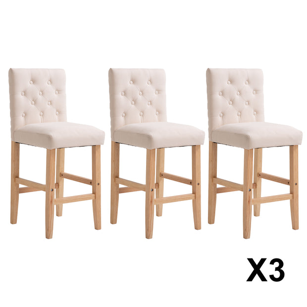 Milano Decor Hamptons Barstool Chairs Kitchen Dining Chair Bar Stool