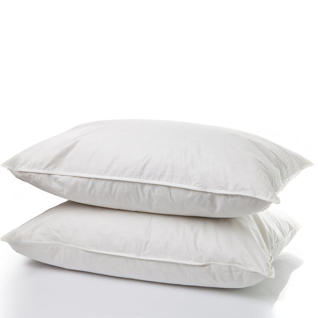 Royal Comfort 100% Cotton Soft Sheet Set And 2 Duck Feather Down Pillows Set