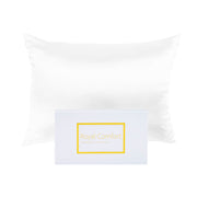 Silk Pillowcase And Silk Blend Pillow And 4 Piece Towel Set Bundle