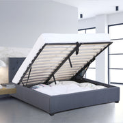 Milano Decor Capri Bed Frame + Luxopedic Euro Top Mattress Bedroom Set