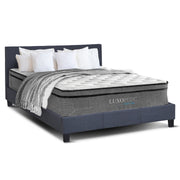 Milano Decor Capri Bed Frame + Luxopedic Euro Top Mattress Bedroom Set