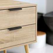 Milano Decor Bedside Table Paddington Drawers Nightstand Unit Cabinet Storage