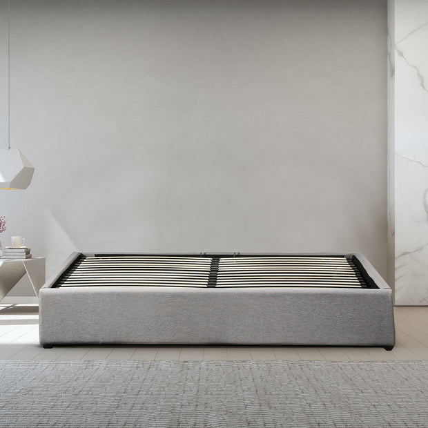 Milano Decor Terrell Gas Lift Storage Bed Base Light Grey