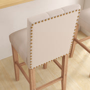 Milano Decor Hamptons Barstool Cream Chairs Kitchen Dining Chair Bar Stool