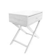 Milano Decor Bedside Table Surry Hills White Storage Cabinet Bedroom