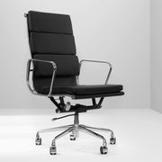Milano Premium Replica Soft Pad Eames Chair Executive Gas Lift Black