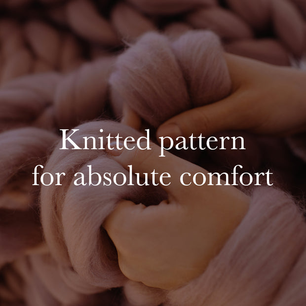 Royal Comfort Chunky Hand Knit Weighted Blanket