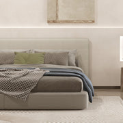 Milano Decor Gia Boucle Bedhead Headboard Upholstered Luxury Cushioned White