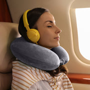 Milano Decor Memory Foam Travel Neck Pillow With Clip Cushion Support Soft