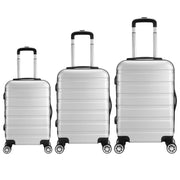 Milano XPander 3pc ABS Luggage Suitcase Luxury Hard Case Shockproof Travel Set