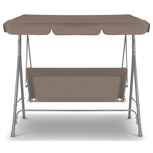 Milano Outdoor Swing Bench Seat Chair Canopy Furniture 3 Seater Garden Hammock